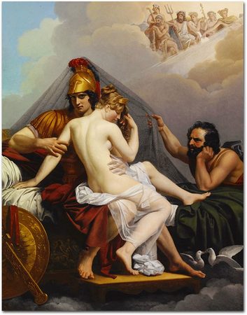 Арес и Афродита в сетях Гефеста